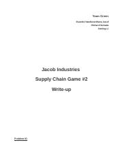 The Supply Chain Game Solution
